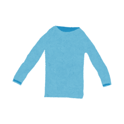 長袖の服