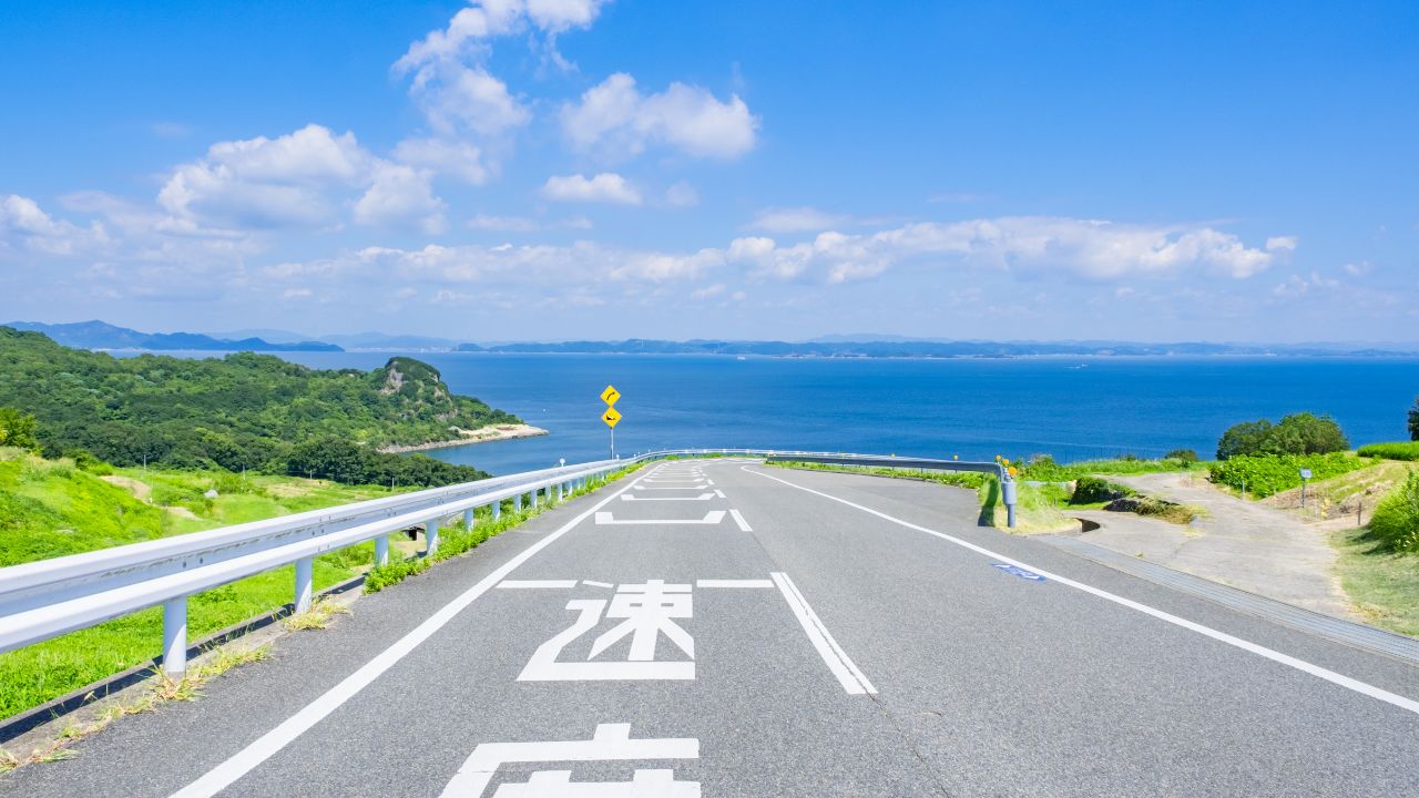 4.交通量が少ない路上で運転できる