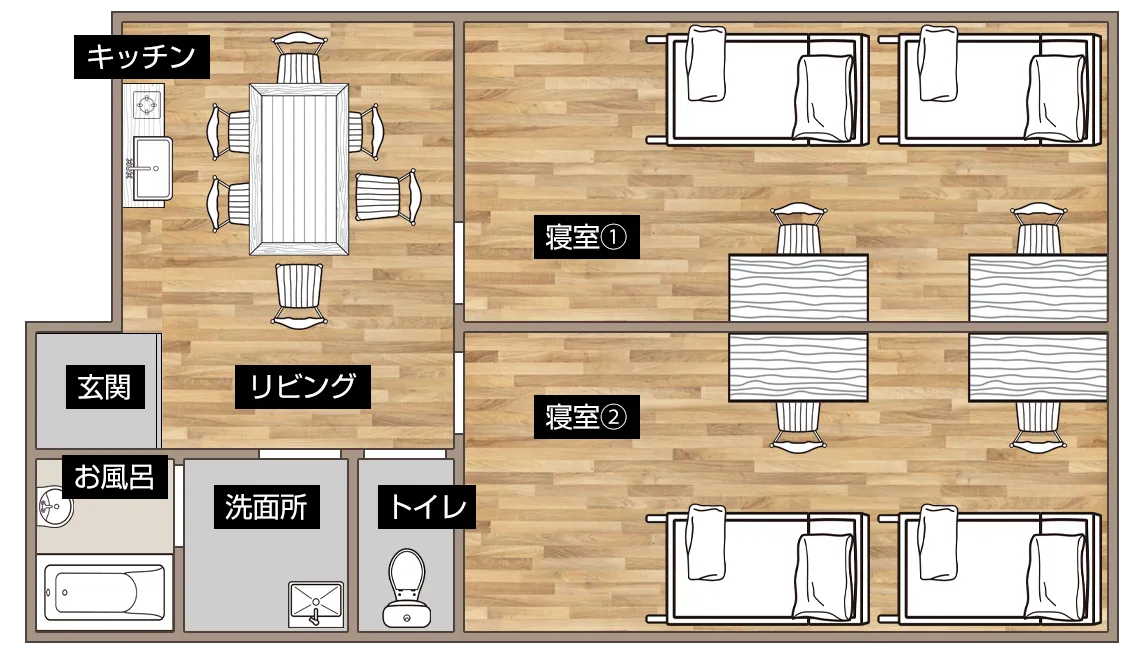 パークアベニュー江迎（江迎校の宿舎）